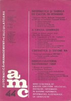 AMC, Volumul 44 - Informatica si tehnica de calcul in Romania. A cincea generatie. Cibernetica si sisteme 84. 