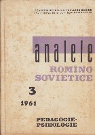 Analele Romino-Sovietice, Nr. 3/1961