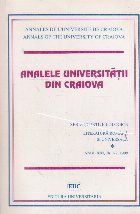 Analele Universitatii din Craiova, Seria Stiinte Filologice, Literatura Romana si Universala, Nr. 1-2/1999