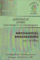 Annals of the University of Petrosani. Mechanical Engineering, Vol.7 Annals of the University of Petrosani. Mechanical Engineering, Vol.7