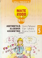 Aritmetica. Algebra. Geometrie (Clasa a V-a, Partea I, 2009-2010)