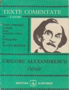 Grigore Alexandrescu - Fabule (Texte comentate)