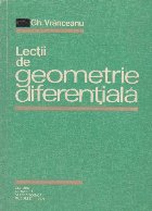 Lectii geometrie diferentiala