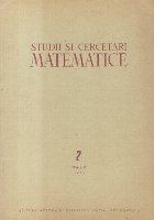 Studii si Cercetari Matematice, Nr. 2, Tomul 27/1975