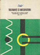 Tolerante si masuratori (manual pentru licee cu profilurile de : mecanica, matematica-fizica, matematica mecan Tolerante si masuratori (manual pentru licee cu profilurile de : mecanica, matematica-fizica, matematica mecan